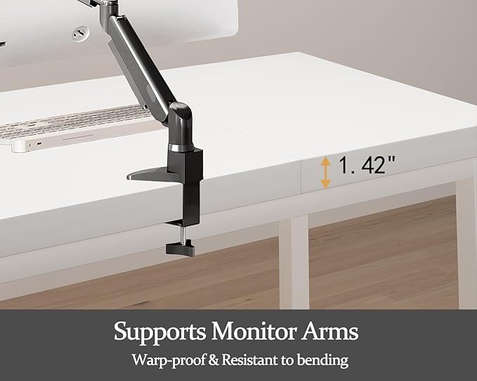 47.2 Inch Small Computer Desk, Home Office Desk, Modern Table for 2 Person Kids Student Gaming Computer Desk, Simple Office Table for Work,Craft,Writing,Studying, Etc., White