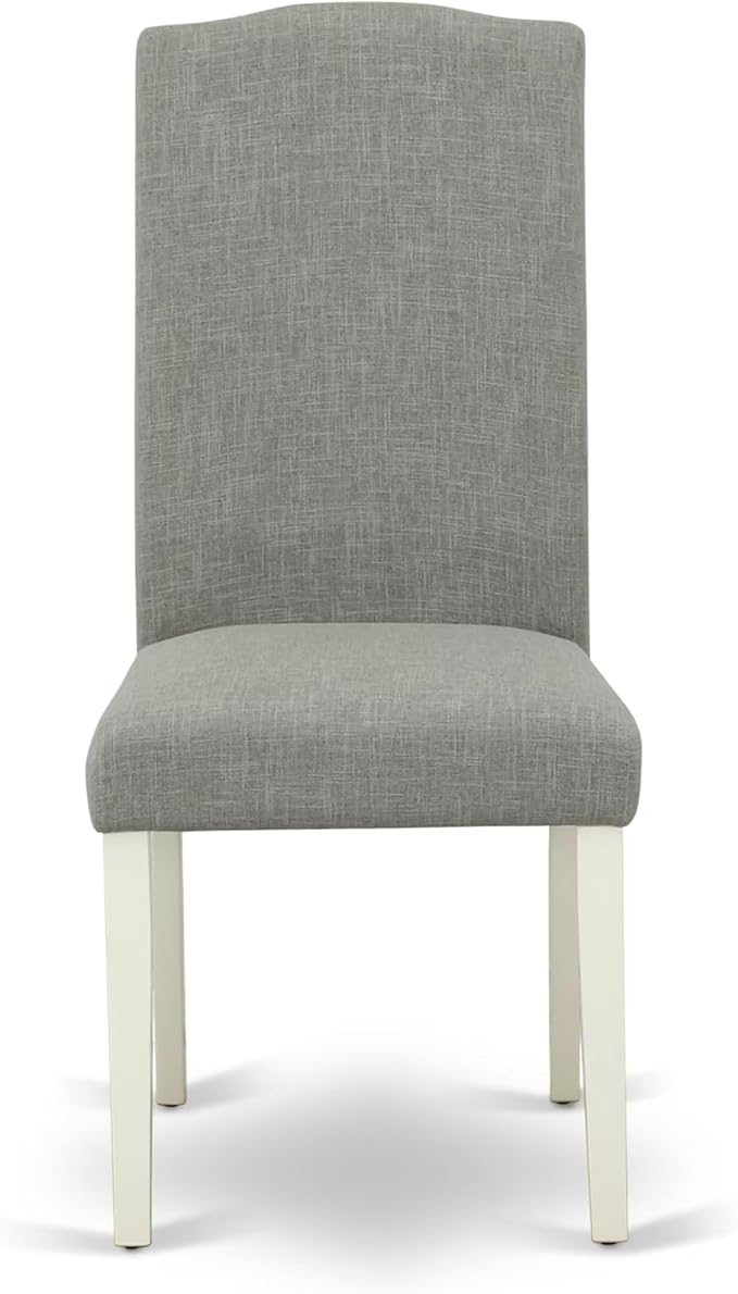 East West Furniture V027EN257-5 5 Piece Dining Set Includes a Rectangle Dining Room Table with V-Legs and 4 Pond Faux Leather Upholstered Chairs, 40x72 Inch, Multi-Color