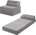 MeMoreCool No More Floor Sleeping Guests 2-in-1 Instant Guest Bed Transforms Studio Living - 5-Second Setup Boneless Design - Machine Washable Grey