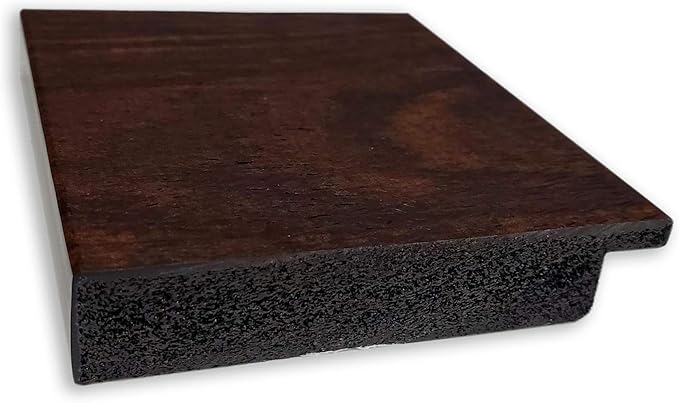Amanti Art Brown Bathroom Mirror for Over Sink, 35x45 Wildwood Brown Rectangle Vanity Mirror, X-Large Rustic Farmhouse Frame, Hangs Horizonally and Vertically, Bathroom Wall Decor, Beveled Edge