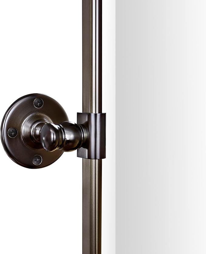 TEHOME 30 x 40'' Oil Rubbed Bronze Pivot Bathroom Mirror Tilt Vanity Mirror Large 40x30'' Dark Bronze Metal Framed Rectangle Pivoting Beveled Vanity Mirrors for Wall, Vertical