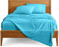 Bare Home King Sheet Set - Luxury 1800 Ultra-Soft Microfiber King Bed Sheets - Double Brushed - Deep Pockets - Easy Fit - 4 Piece Set - Bedding Sheets & Pillowcases (King, Aqua)
