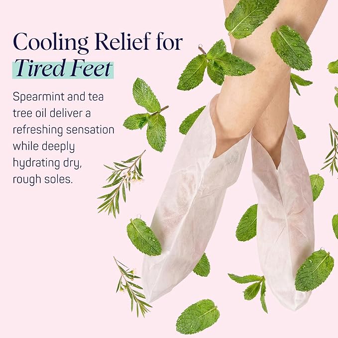 SpaLife Moisturizing Hand Gloves & Foot Mask Socks | Korean Skincare Set for Dry Cracked Hands & Dry Cracked Feet Callus Remover Alternative | Self Care Gifts for Women | 4 Hand, 4 Foot