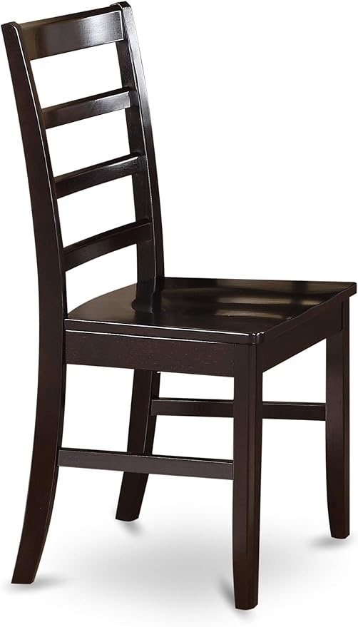 East West Furniture CAPF7-CAP-W 7 Piece Dining Table Set Consist of a Rectangle Wooden Table and 6 Dining Room Chairs, 36x60 Inch, Cappuccino