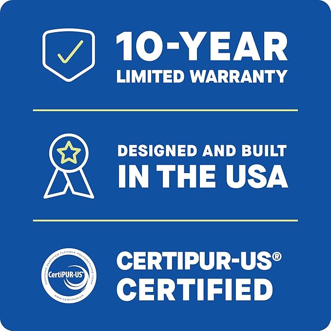 Sealy Dreamlife 10” Foam Mattress-in-a-Box, Twin, SealyComfort Gel Memory Foam, Surface-Guard Technology, 10 Year Limited Warranty, Made in The USA