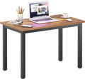 DlandHome 31.5 Inches Small Computer Desk for Home Office Writing Table for Small Spaces Study Table Laptop Desk (Retro)