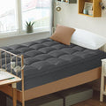 CYMULA Mattress Topper Twin Size - Soft Cooling Mattress Pad for College Dorm Room Essentials - Extra Thick Twin Protector Cover for Back Pain, Single Bed Topper Pillow Top with 8''-21'' Deep Pocket