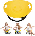 Special Supplies Smile Spinning Chair for Kids- Versatile Kids Sit and Spin Sensory Chair for Training Body Coordination for Playroom, Bedroom, or Nursery (Yellow)
