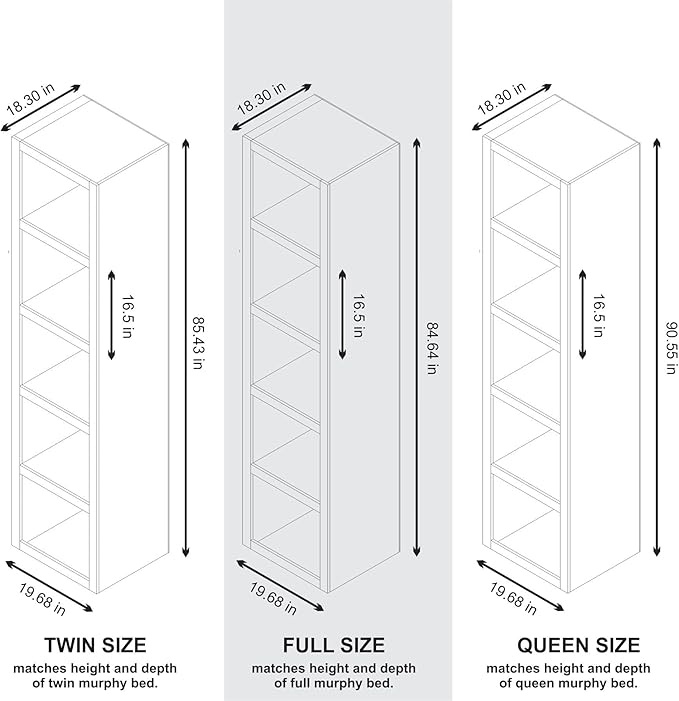 Oakland Living Brown 84-in Tall Wooden Bookcase Shelf