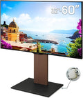WALL V2 Caster Low Type | Minimalist Rolling TV Stand for 32–60 Inch | Walnut | Portable, Space Saving, Height Adjustable, No Drill | for Living Room and Bedroom | Japanese Design & Engineering
