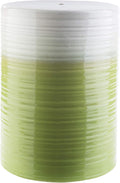 Artistic Weavers Reese Modern Ombre Indoor/Outdoor Garden Stool 18" H x 13" W x 13" D, Lime