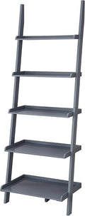 Convenience Concepts American Heritage Bookshelf Ladder, Gray