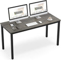 Teraves Computer Desk/Dining Table Office Desk Sturdy Writing Workstation for Home Office (55.11“, Black Oak)