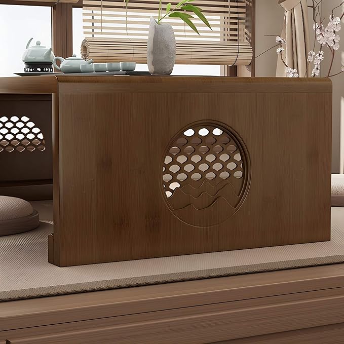 Japanese Table Folding Coffee Table Foldable Floor Table for Living Room,Dining Room,Tea,Tatami,Home Decoration (47.24 * 19.68 * 12.2 INCH)