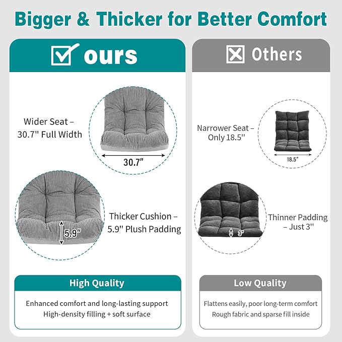 Welnow Accent Chair with Ottoman, Lounge Comfy Soft Leisure Metal Frame Reading Chair with Footrest, Upholstered Thick Cushion Seated Recliner Sofa for Living Room, Bedroom, Dorm, Navy