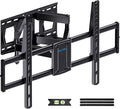 Full Motion TV Wall Mount for 37-85 Inch TVs Mounts Up to 132lbs, Fit 16" Wood Stud, Max VESA 600x400mm, Swivel and Tilt Articulating Wall Mount TV Bracket,Fit Most 55+ 65 70 75 inch TVs