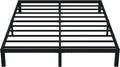 EMODA 10 Inch Full Size Bed Frame Heavy Duty Metal Platform No Box Spring Needed, Easy Assembly Noise Free, Black