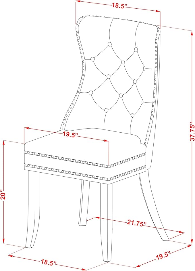 East West Furniture LGDA9-LWH-24 9 Piece Dinette Set Includes a Rectangle Dining Table with Butterfly Leaf and 8 Polyester Fabric Padded Chairs, 42x84 Inch, linen white