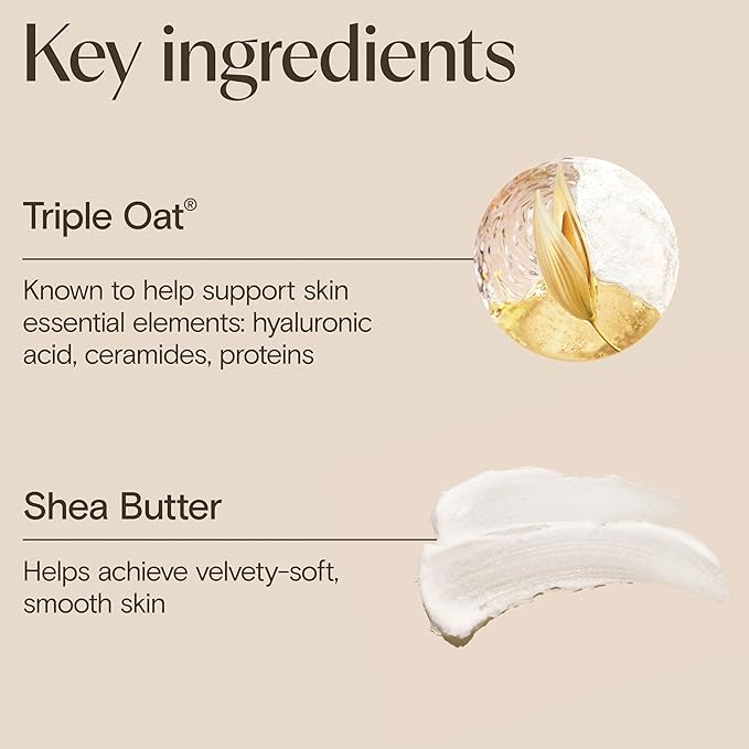 Aveeno Skin Relief Overnight Intense Moisture Cream with Triple Oat Complex & Natural Shea Butter, Therapeutic Dimethicone Skin Protectant for Dry Itchy Relief, Fragrance-Free, 7.3 oz, 3 Pack