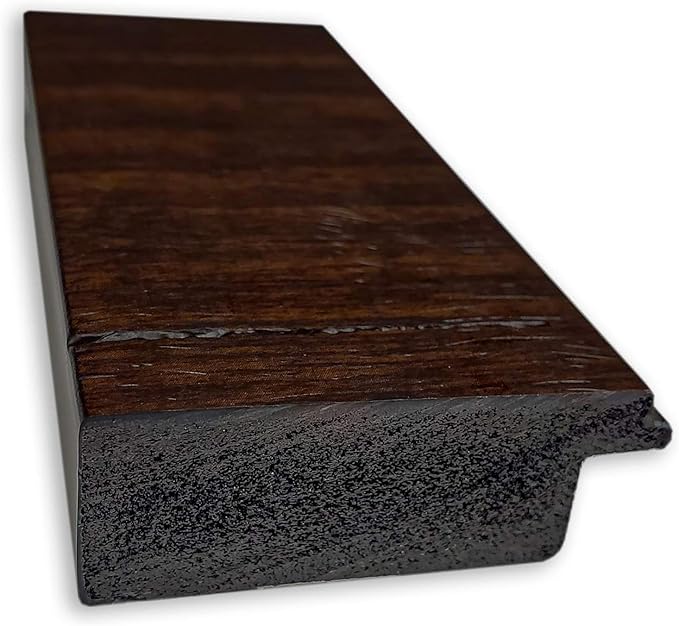 Amanti Art Brown Bathroom Mirror for Over Sink, 32x43 Wildwood Brown Rectangle Vanity Mirror, X-Large Country Rustic Frame, Hangs Horizonally and Vertically, Bathroom Wall Decor, Non-Beveled Edge