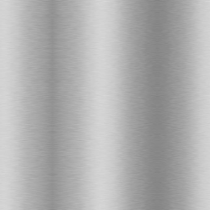 Armen Living Magnolia Swivel Bar Stool in Brushed Stainless Steel with Light Grey Faux Leather