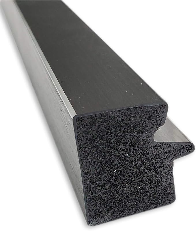 Amanti Art Black Bathroom Mirror for Over Sink, 26x38 Eva Black Silver Thin Rectangle Vanity Mirror, Large Modern Frame, Hangs Horizonally and Vertically, Bathroom Wall Decor, Beveled Edge
