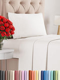 Twin XL Size 3 Piece Sheet Set - Comfy Breathable & Cooling Bed Sheets Set - Hotel Luxury Bedding for Women, Men, Kids, Teens, Boys & Girls - Deep Pockets and Wrinkle Free - Oeko-Tex - Antique White