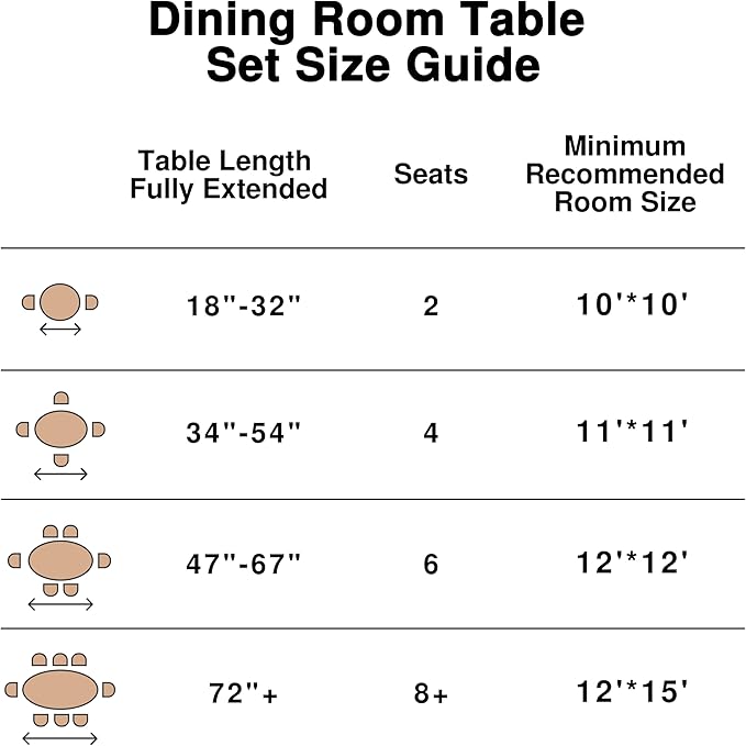 Casaphoria Wood Kitchen Table Set with 4 Chairs, 67" Rectangle Kitchen Table & Chairs Set for 4-6, Modern Farmhouse Dining Table for Living Room, Easy Assembly, Black
