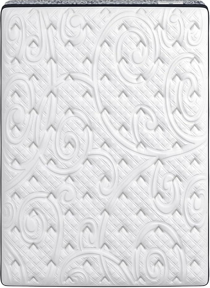 Kingsdown Firm Euro Pillow Top Hybrid Twin Mattress Cooling Gel Memory Foam Layer Multi-Layered Motion Isolation Cool Sleep Quilted Top Luxury Mattresses, 15-inch, Passions Engleson