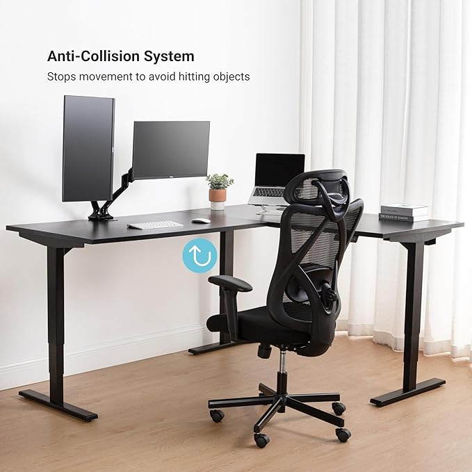 Standing Desk: FLT-05, DT-3030-DC, DT-4830-DC, DA-10-Black