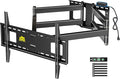FORGING MOUNT Long Arm TV Wall Mount Swivel Tilt Full Motion Wall Bracket 43 inch Articulating Arm TV Wall Mount,Fits 50 to 90 Inch Flat/Curve TVs,Holds 198Lbs,VESA 600x400mm