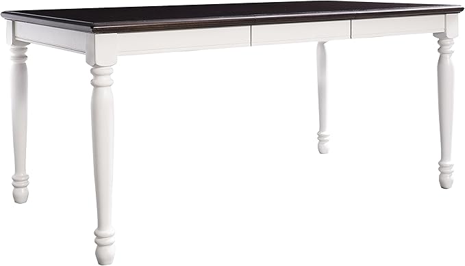 Crosley Furniture Shelby 5-Piece Traditional Dining Table Set for 4, Dinner Tables with Kitchen Chairs, Distressed White