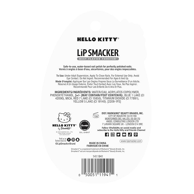 Lip Smacker Easter Nail Polish Trio - Hello Kitty (Pack of 2)