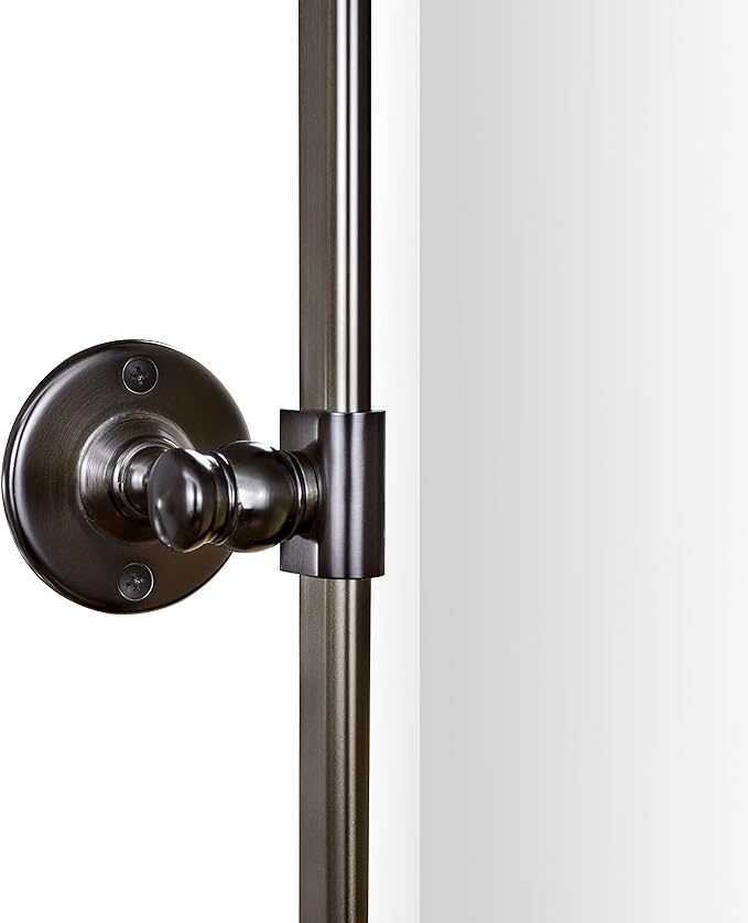TEHOME Pivot Oil Rubbed Bronze Rectangle Bathroom Mirror Beveled Tilting Rectangular Bathroom Vanity Mirrors for Wall Vertical Wall Mounted Pivoting Mirrors, 25x35''