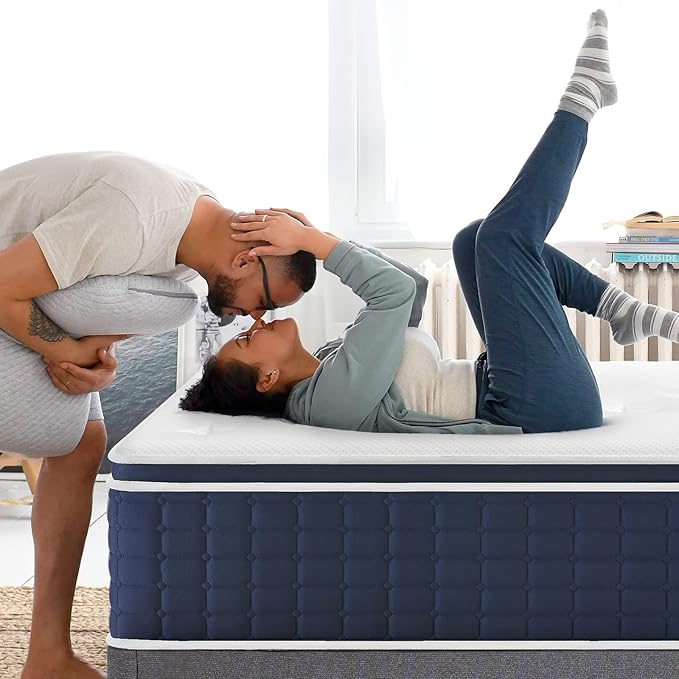 Coolvie Full Size Mattress 14 Inch, Hybrid Soft Medium Plush Mattress with Gel Memory Foam for Adaptive Support and Pressure Relief, Cloud-Like Sleep Mattress in A Box for Silent, 100-Night Trial