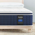 Coolvie 14 Inch Calking Gel Memory Foam Mattress Hybrid, Double Cooling Calk Size in a Box Euro Top with CertiPUR-US Certified Foam for Hot Sleeper, Low Motion Transfer Supports for Any Sleep Position
