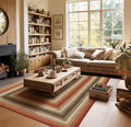 Homespice Chester Country Rugs for Living Room 8x10', Perfect Large Braided Rug