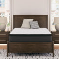 Signature Design by Ashley Limited Edition Pillow Top 13 " Pillow Top Hybrid Mattress with Gel Memory Foam and Edge Support for Cool Sleep and Pressure Relief, Full, Fiberglass Free, Mattress In A Box