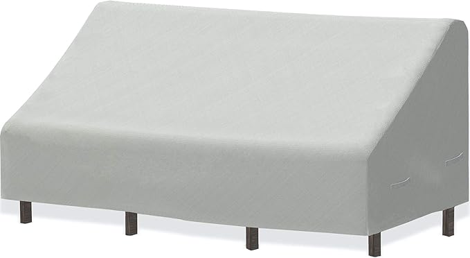 Simple Houseware 3-Seater Patio Sofa Cover Waterproof, 79 x 38 x 29 Inches