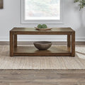 Liberty Furniture Broadmore Living Room Rectangular Cocktail Table - Cobblestone Brown