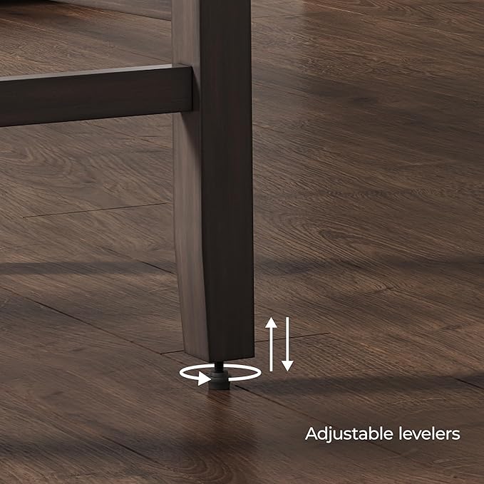 Signature Design by Ashley Gesthaven Solid Wood Frame Counter Height Barstool, Set of 2, Natural/Brown