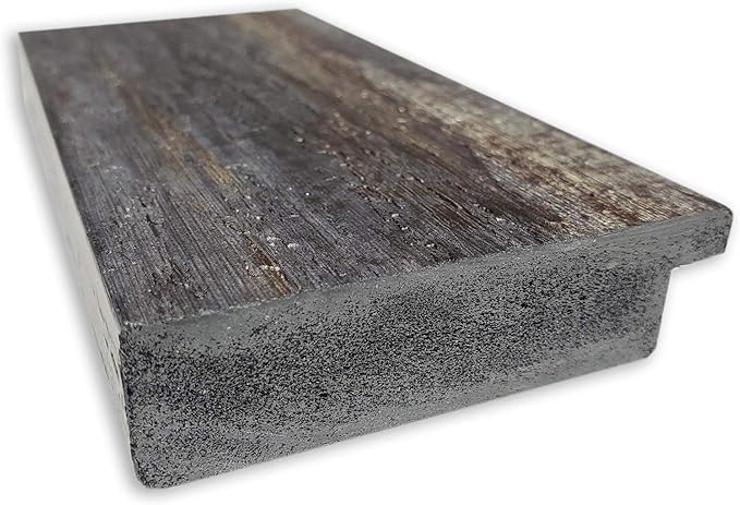 Amanti Art Brown Wall Mirror 29x41 Bark Rustic Char Rectangle Bathroom Mirror for Wall Decor Living Room, Large Rustic Farmhouse Frame, Hangs Horizonally and Vertically, Bathroom Decor, Beveled Edge