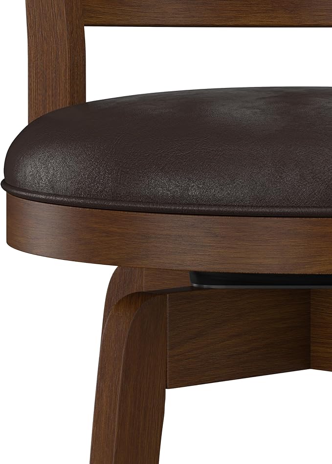Hillsdale Presque Isle Swivel Stool, Bar Height, Cherry