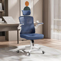 Office Chair,Ergonomic Comfy Home Desk Chair with 350LBS Capacity,High Back Gaming Chair with Wheels,Mesh Computer Chair,Lumbar Support, Adjustable Headrest,Flip-up Armrest