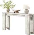 LITTLE TREE 70.9-Inch Entryway Table, Long Narrow Farmhouse Sofa Console Table for Living Room, Hallway