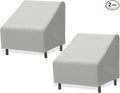 Simple Houseware Patio Chair Covers Waterproof 2 Pack, 39 x 32 x 29 Inches