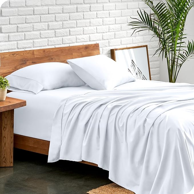 Bare Home RV Bunk Sheet Set - 1800 Ultra-Soft Microfiber - Double Brushed - Deep Pockets - Easy Fit - 3 Piece Set - Bed Sheets (RV Bunk (30x75), White)