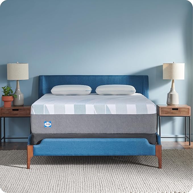 Sealy Dreamlife 14” Hybrid Mattress-in-a-Box, Twin XL, SealyComfort Gel Memory Foam, SealyResponsive Encased Coils, Machine Washable Cover