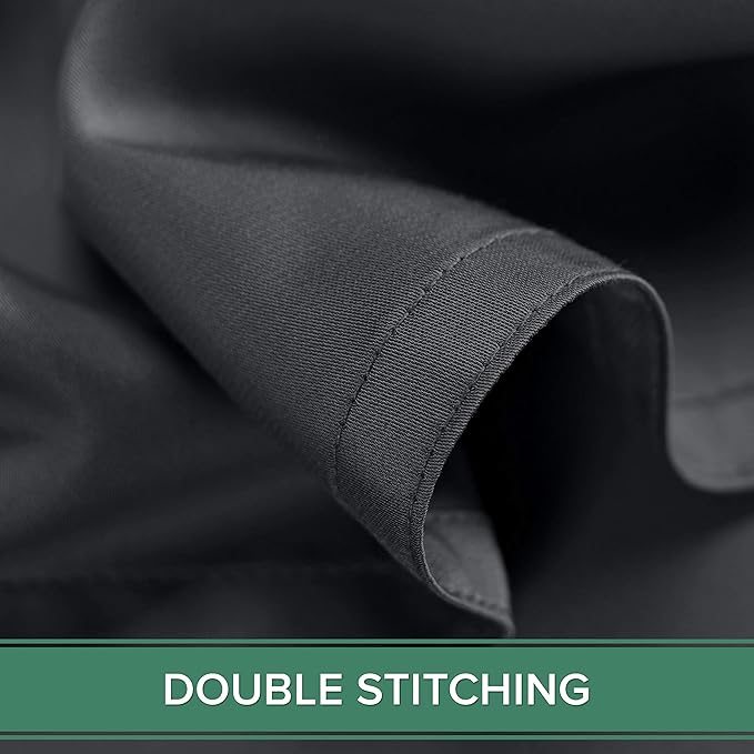 Twin Sheets by Pure Bamboo, Genuine 100% Organic Viscose Derived from Bamboo Bed Sheet Set, Luxuriously Soft & Cooling, Double Stitching, Lifetime Quality Promise (Twin, Charcoal)