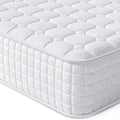 Vesgantti 8 Inch Multilayer Hybrid Full Mattress - Multiple Sizes & Styles Available, Ergonomic Design with Memory Foam and Pocket Spring, Medium Firm Feel, White